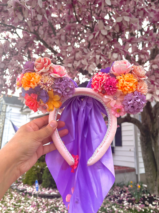 Punzi flower ears pre order
